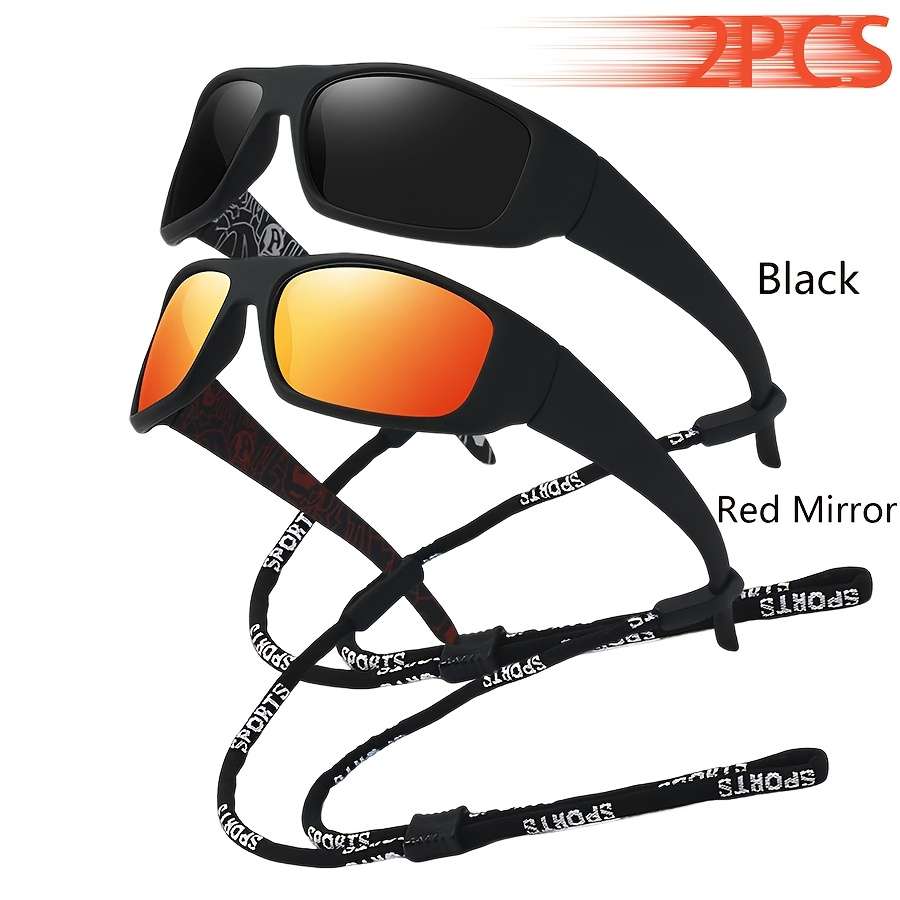 Cycling Glasses Color 2Pcs Black Patternblack