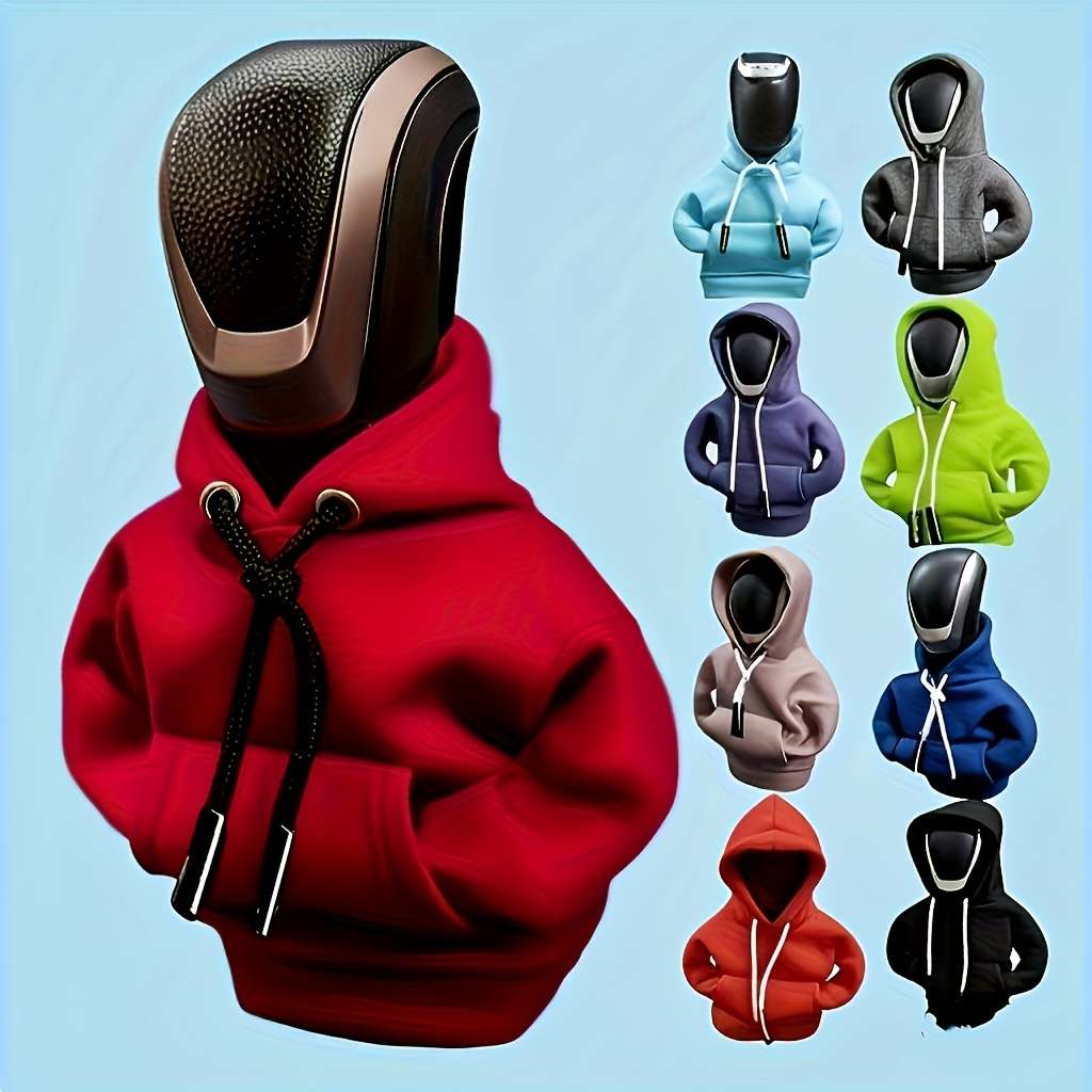 Car Interior Decor Solid Color Hoodie Stylecolor Black Style