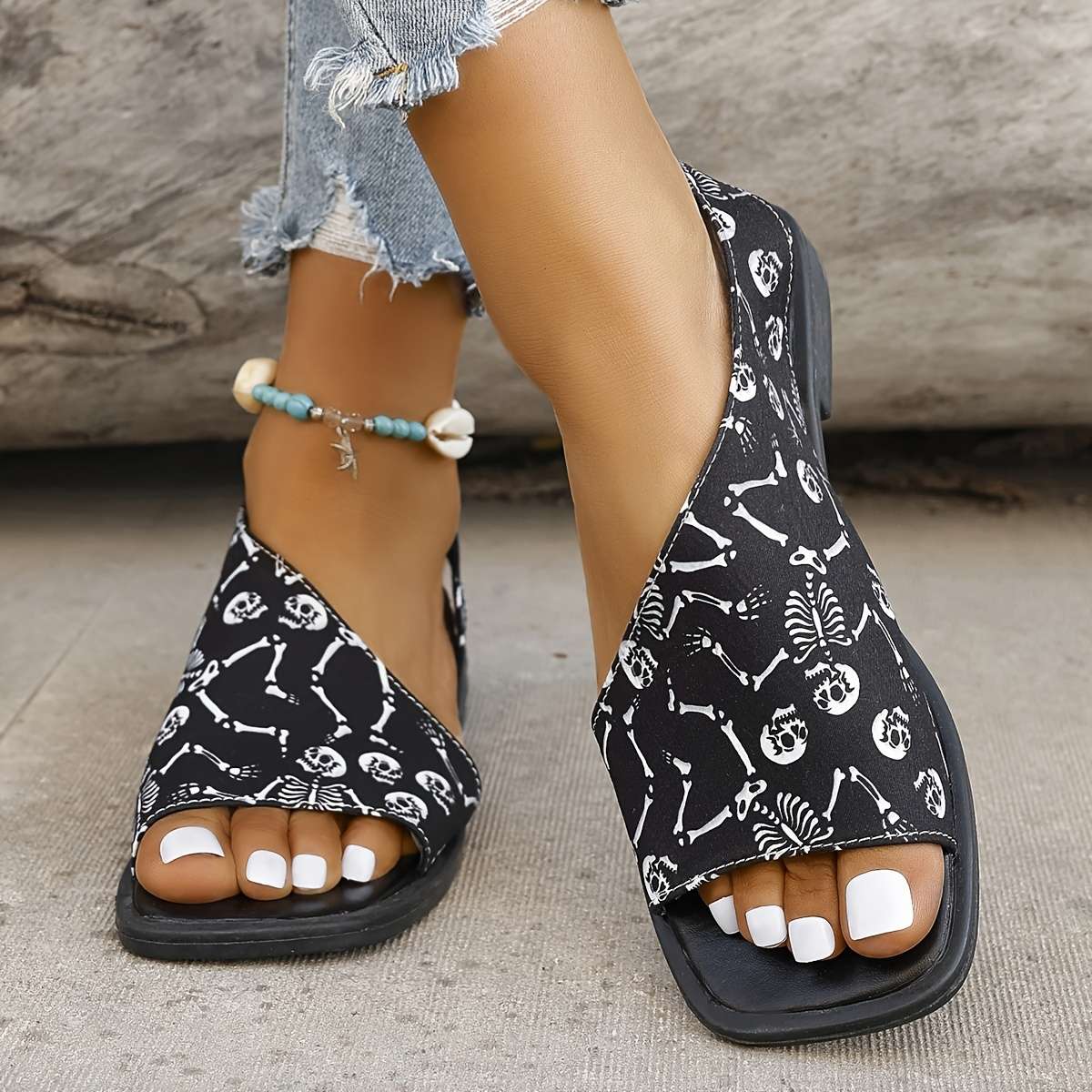 Sandals Color Black Sizeuk 7