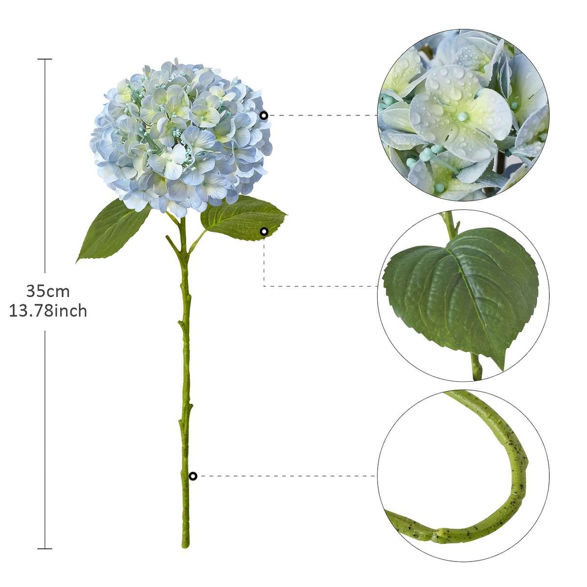Simulated Flower Quantity 3Pcs