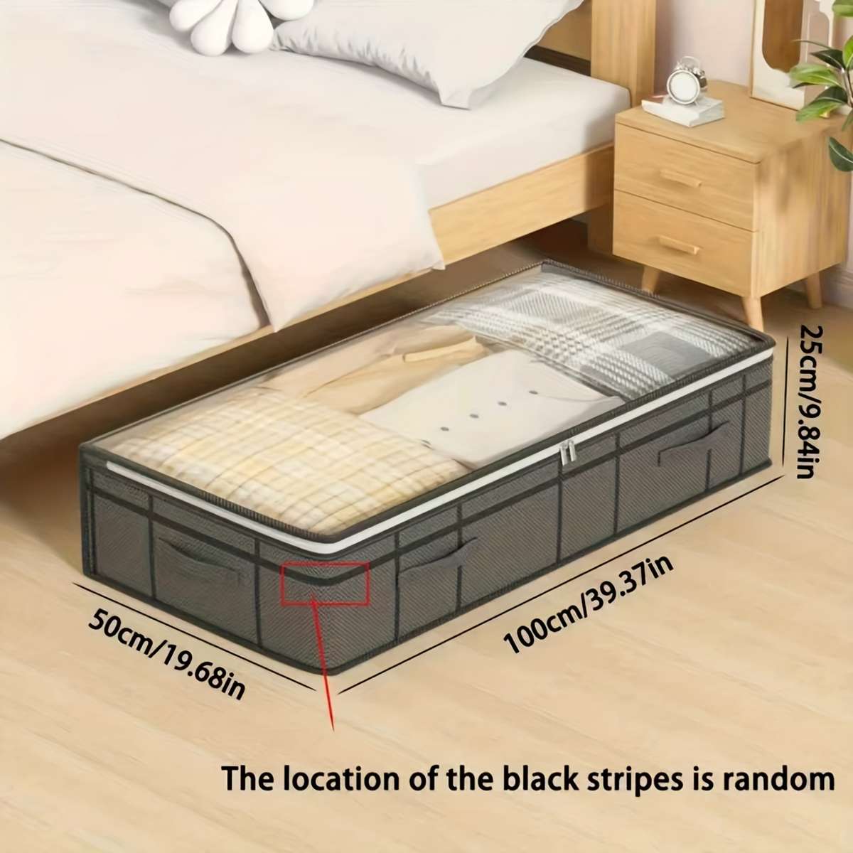 Set 2 Heavy Duty Windowpane Storage Moving Storage 2 Pack Dark Gray Size