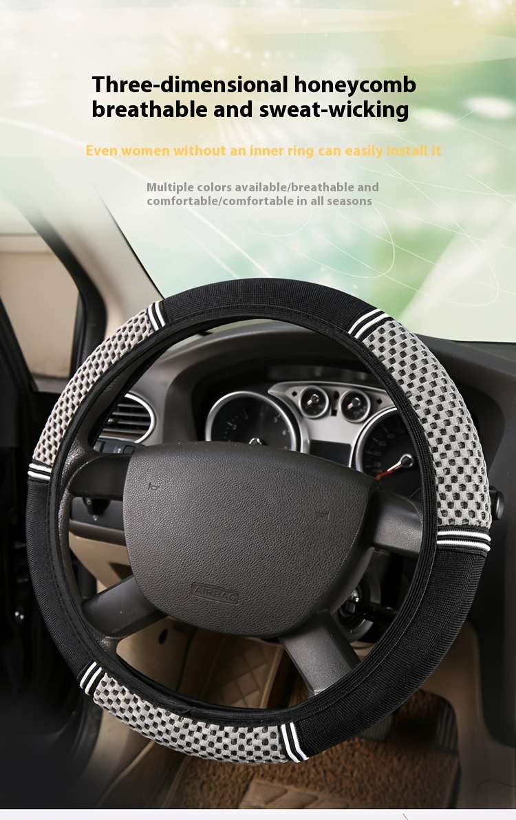 Car Steering Wheel Cover Red