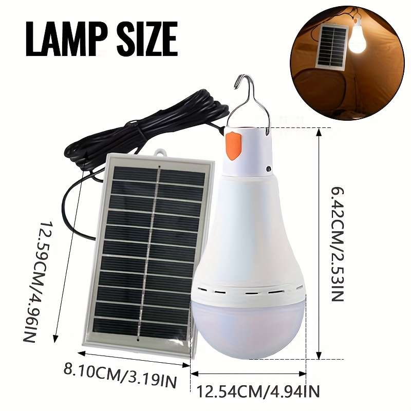 Solar Emergency Lights Items 2Pcs Flashlight