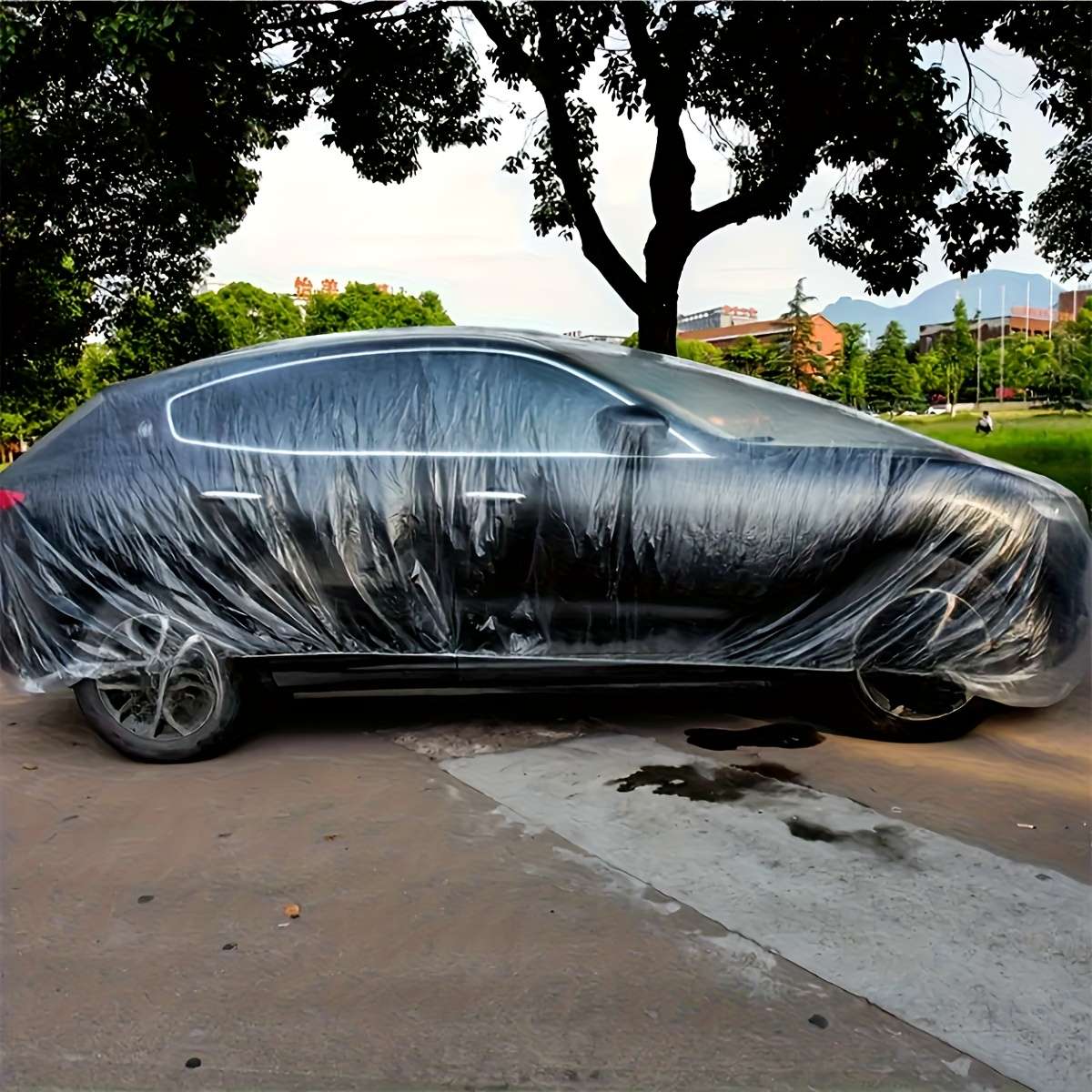 Car Cover Color Transparent Quantity 5Pcs