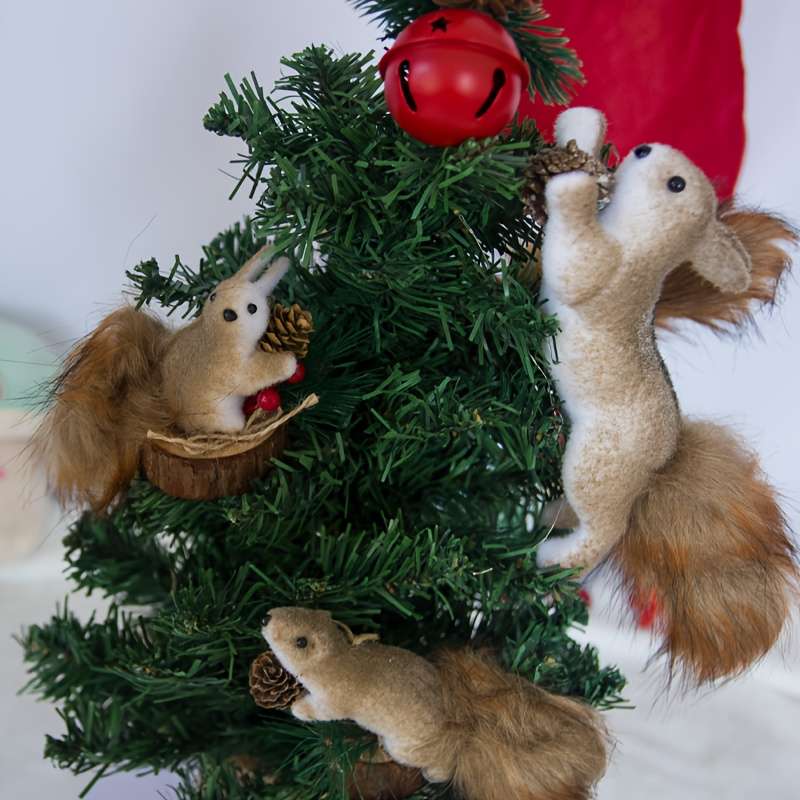 Christmas Decorations Items A002 Style Squirrel