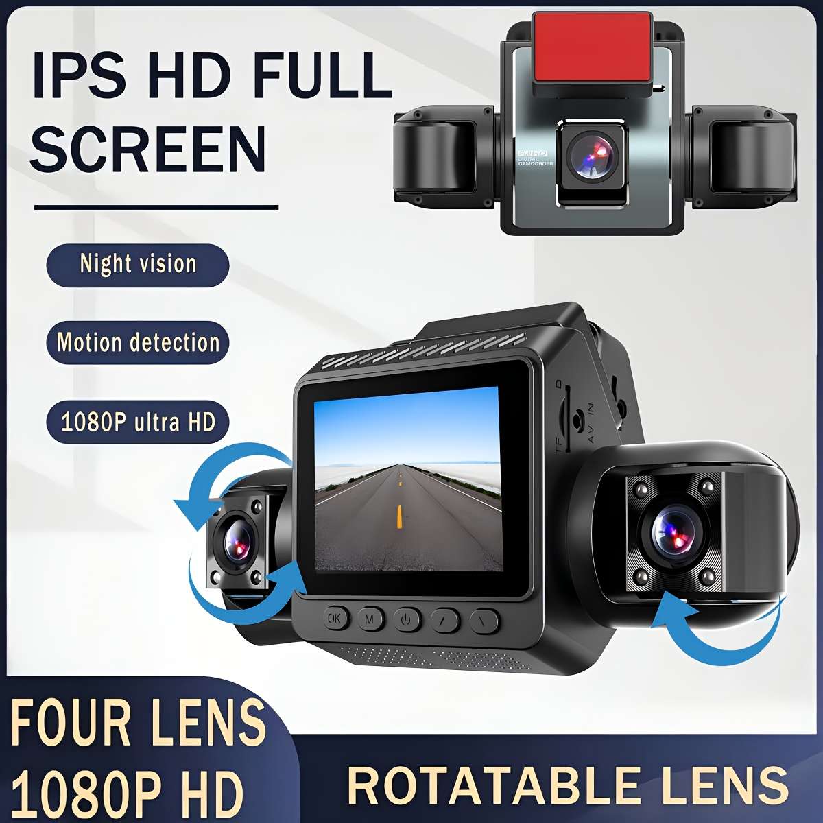 Dashcam Style New 4 Record Comes With A 32Gb Card