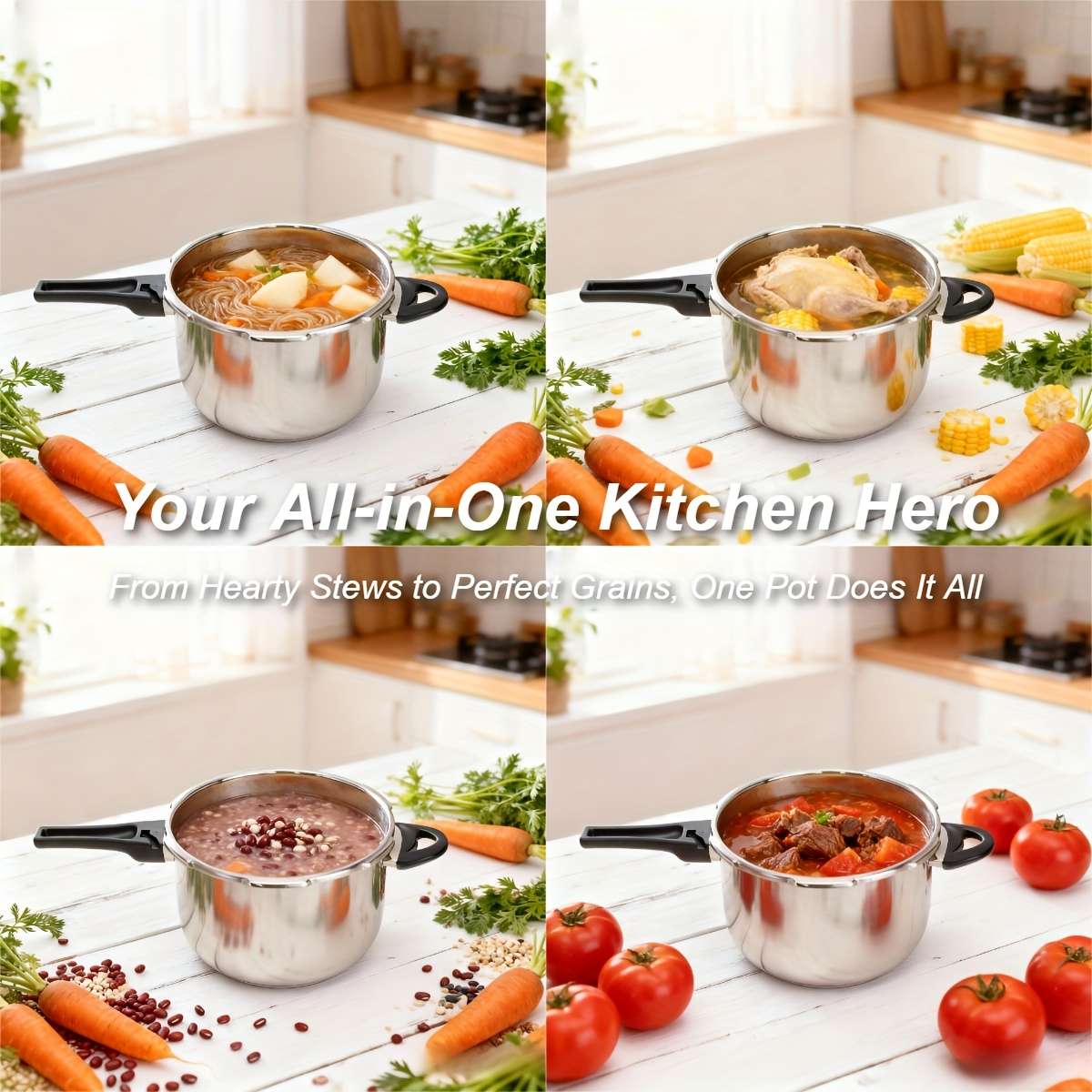 Premium Hcx Certified Stainless Steel Pressure Cooker Kitchen