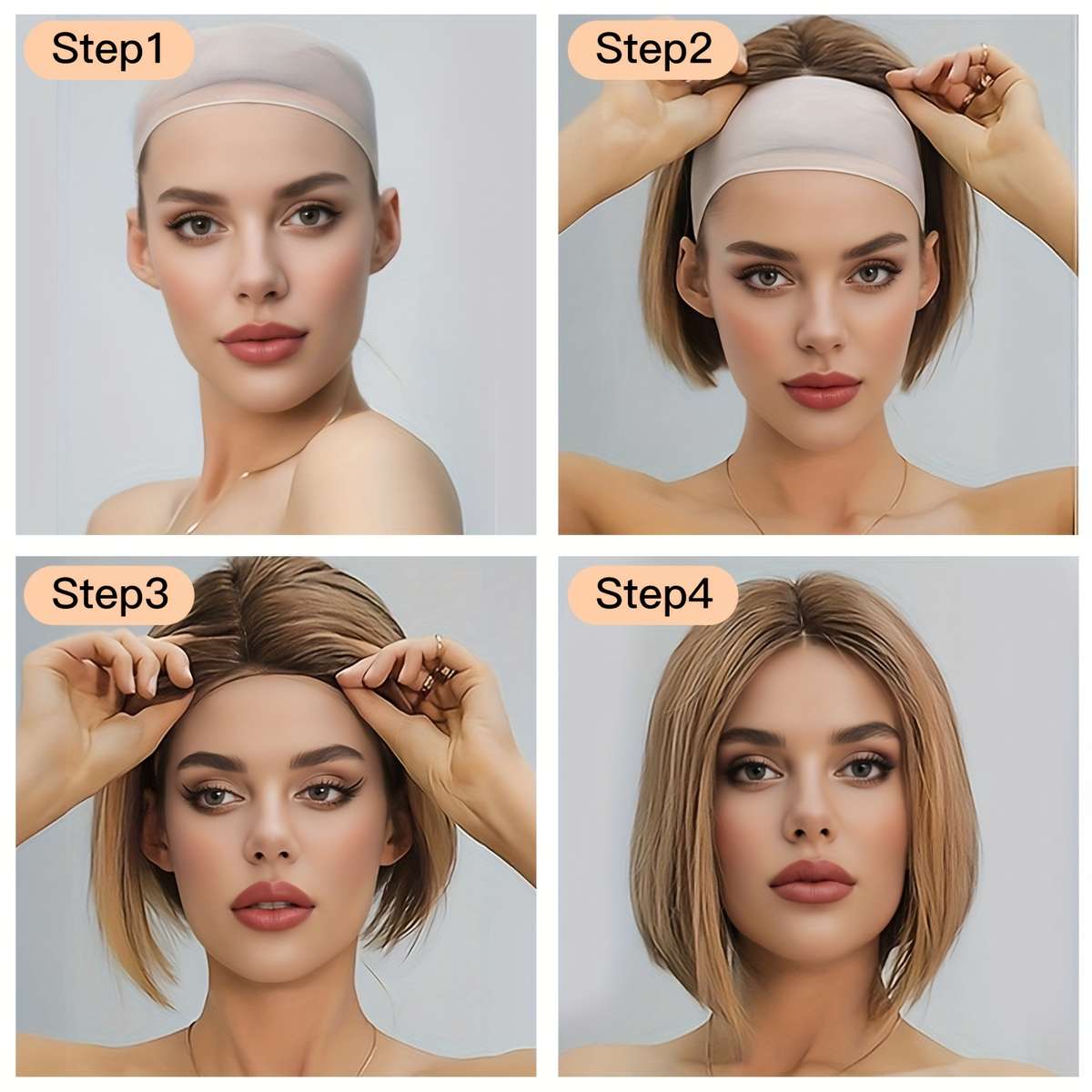 Women S Wigs Light Brown1 Hair Length81.28Cm