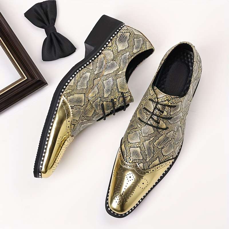 Mens Leather Shoes Color Silvery Sizeuk 10.5