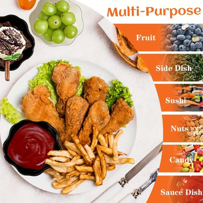 Bowl Model Black Square Style Quantity7Pcs Set
