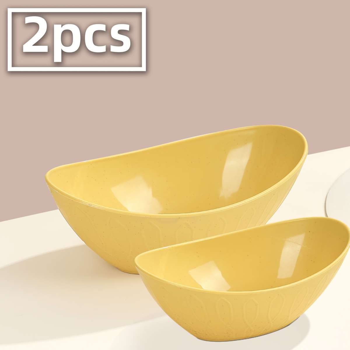 Bowl Color White Style1 Set