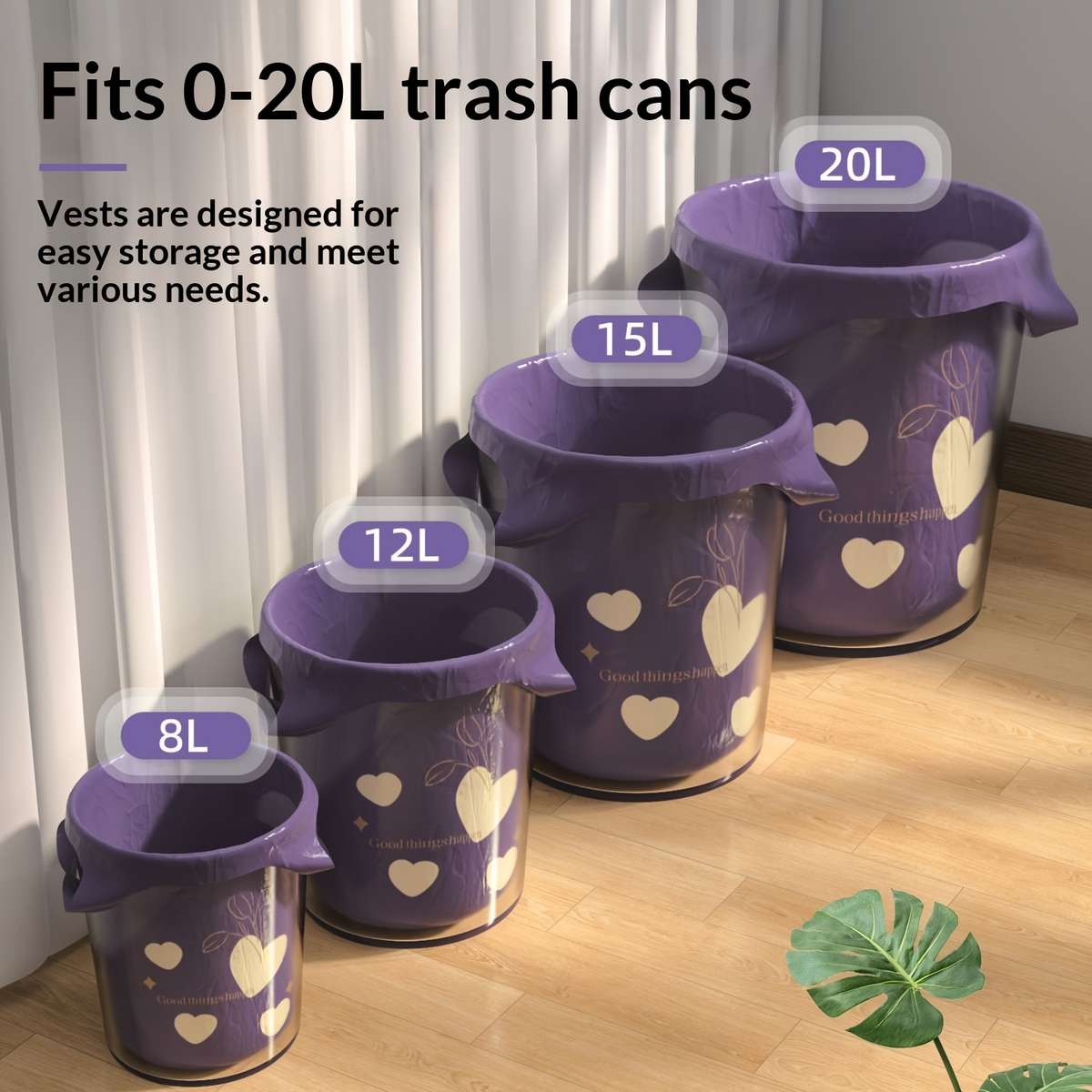 Trash Bag2Rolls30Pcs