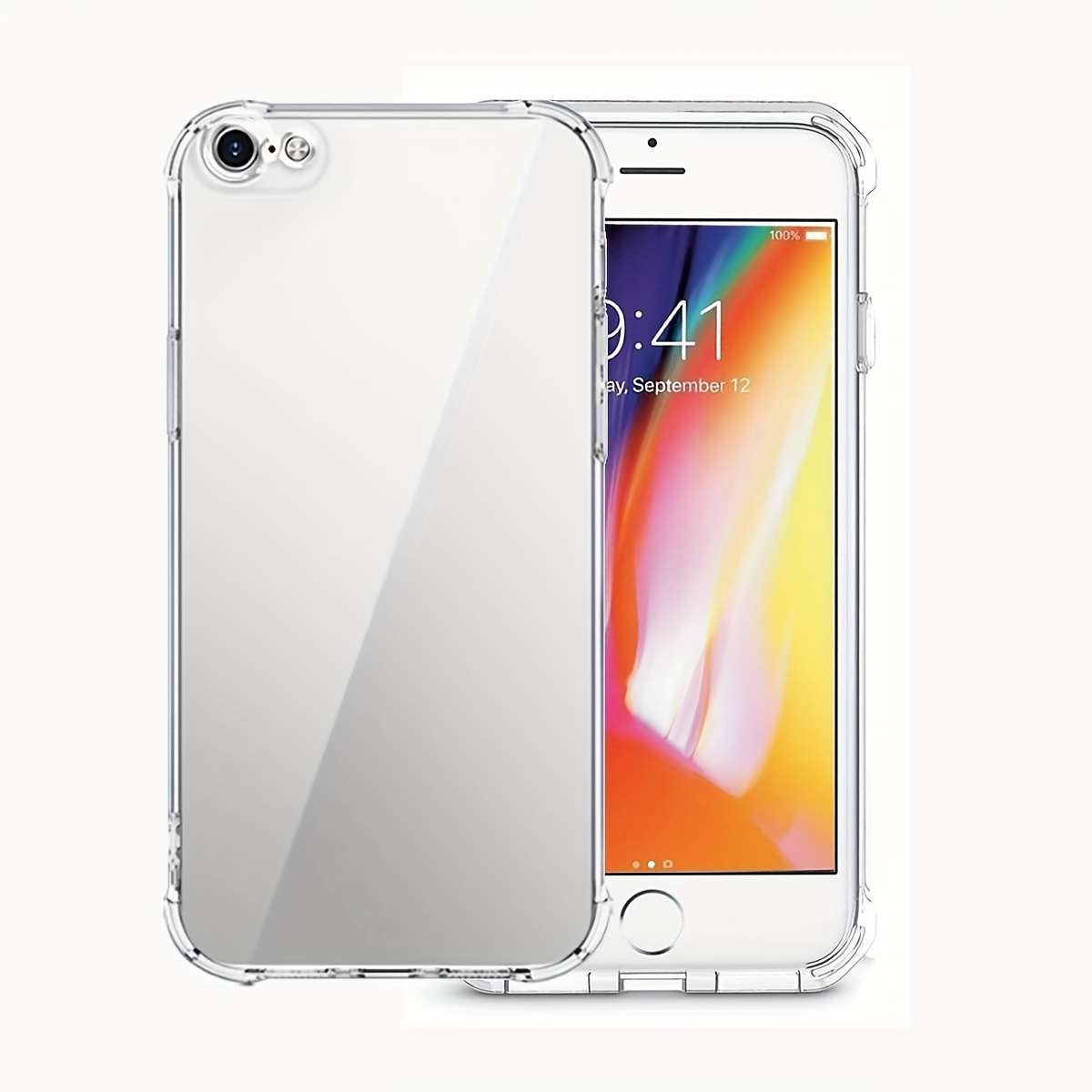 Ultra-Thin Tpu Crystal Protective Case Shockproof And Transparent For IPhone 5