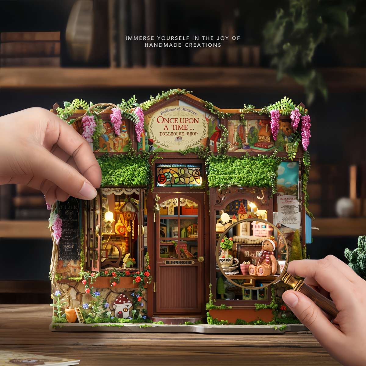 Diy Fairy Tale Kingdom Miniature House 3D Wooden Model Kit Creative Handcrafted