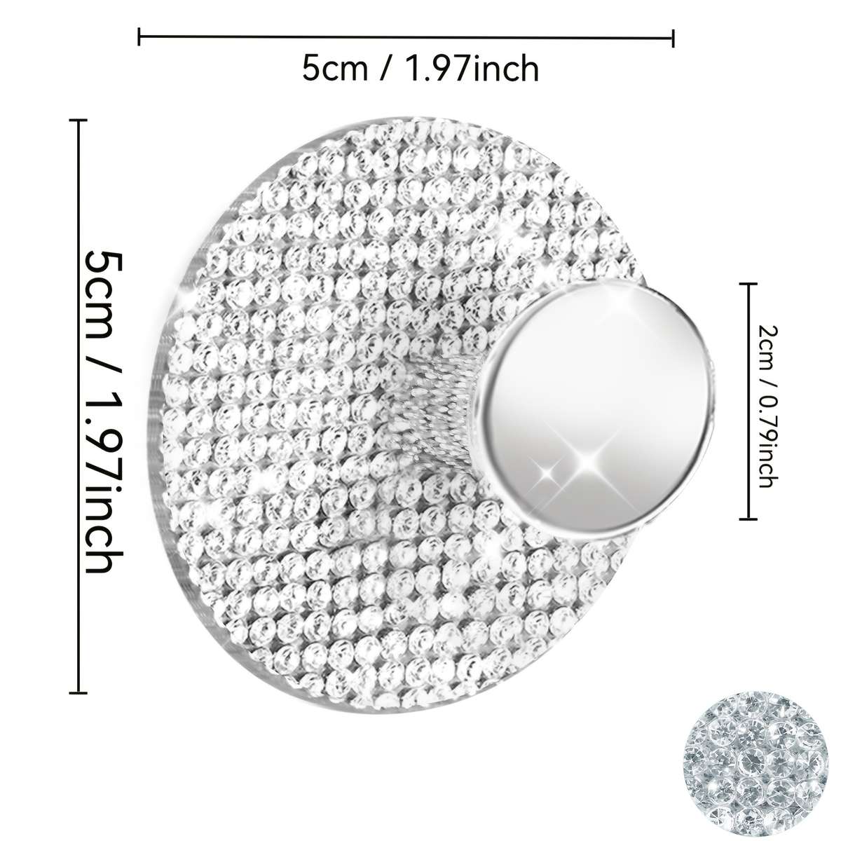 Hook Upquantity 2Pcs Diamond Glossy Color