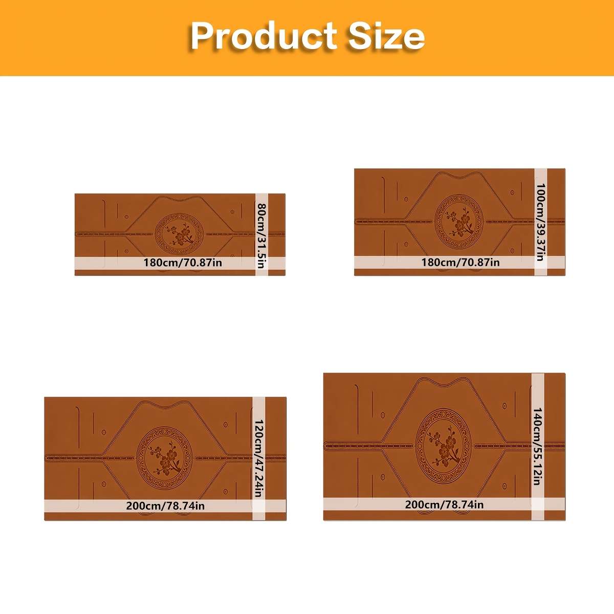Yoga Mat 80*180Cm31.5*70.87In