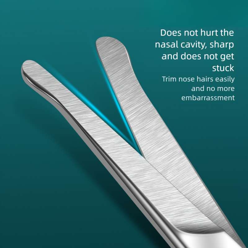Scissors Model Butterfly Nose Hair Scissors Silver