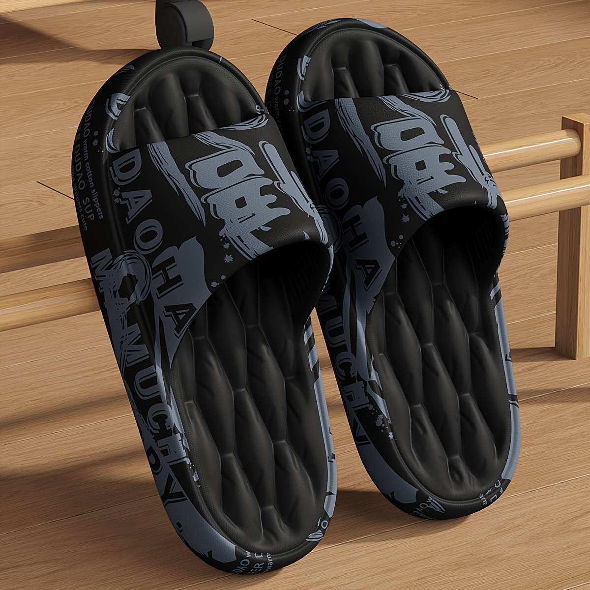 Men Slippers Summer Style White Wu Size Uk 9.5 To 10
