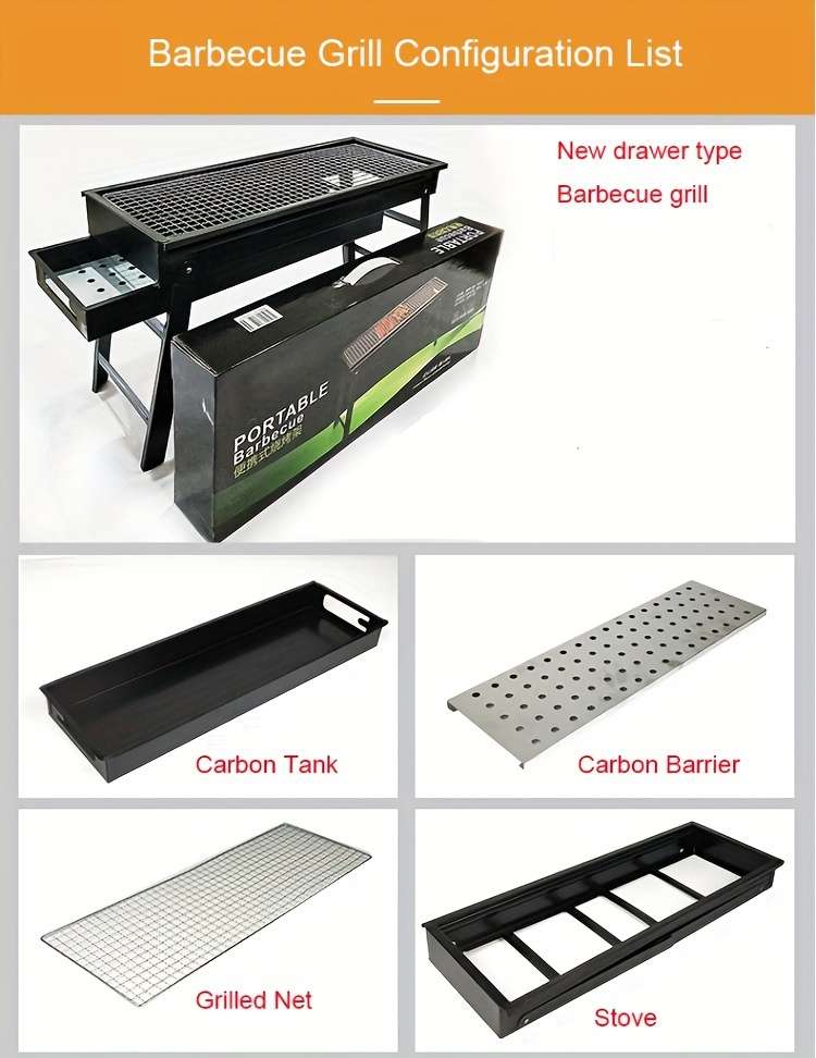 Barbecue Grill Model 7V84W958421 Quantitya Set