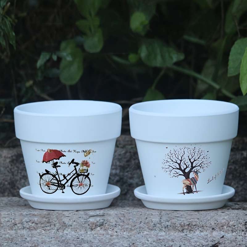 Flowerpot Model 2Pcs Set