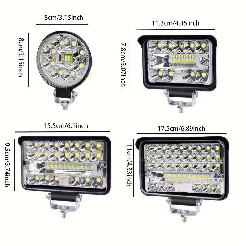 Car Lights Model Square 5Inch