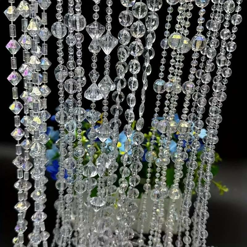 1Pcs Luxury Stylish Elegant Colorful Transparent Acrylic Crystal For Special Occasions