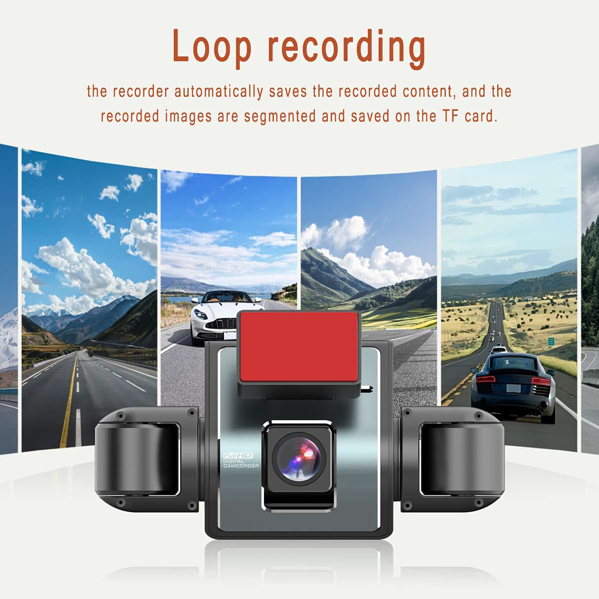 Dashcam Storage Without Memory Card Items Quad Camera