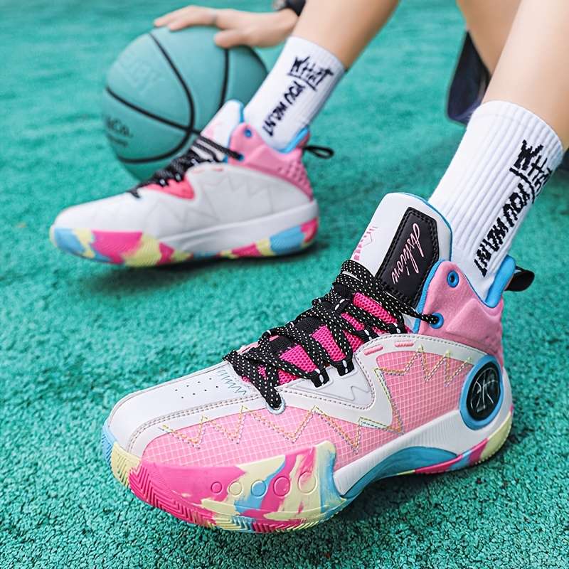 Sneakers Pink And White Size Uk 7