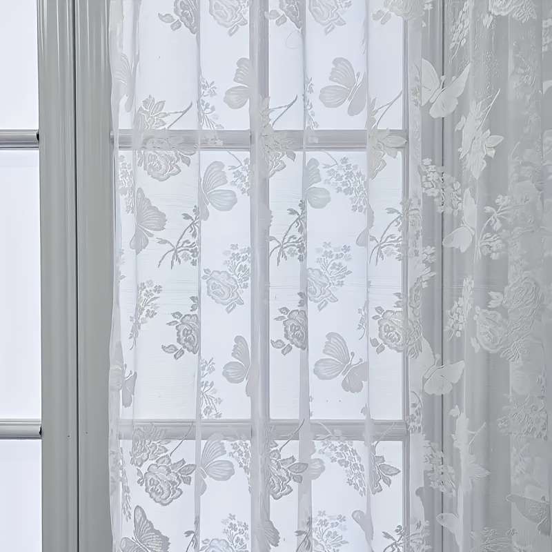 Door Curtain Color White Sizew99.06Cm*H157.48Cm