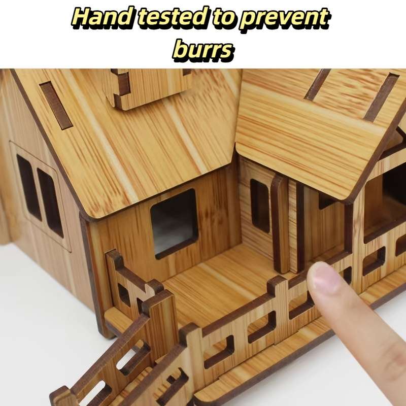 Building Toy Architectural Model Toy Set Style Anime House