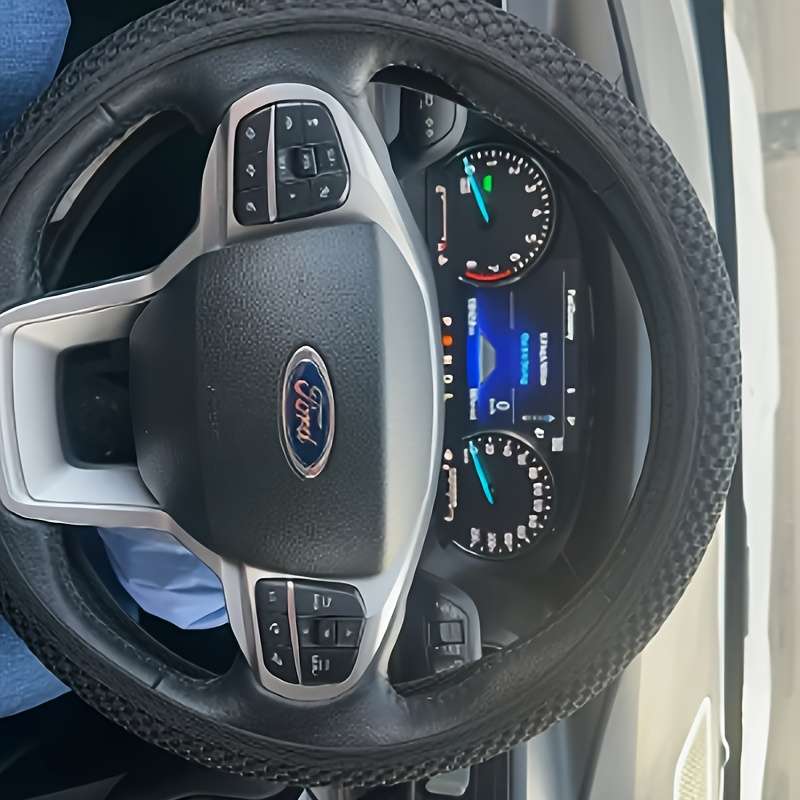 Car Steering Wheel Cover   Black