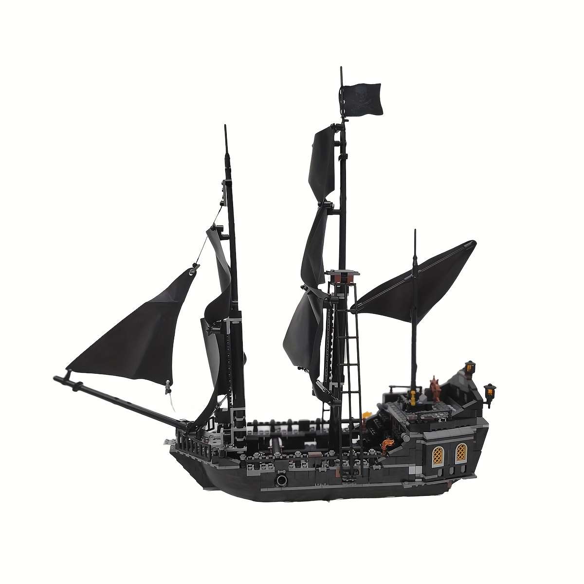 3D Jigsaw Puzzle Model Ship Style Black Ship
