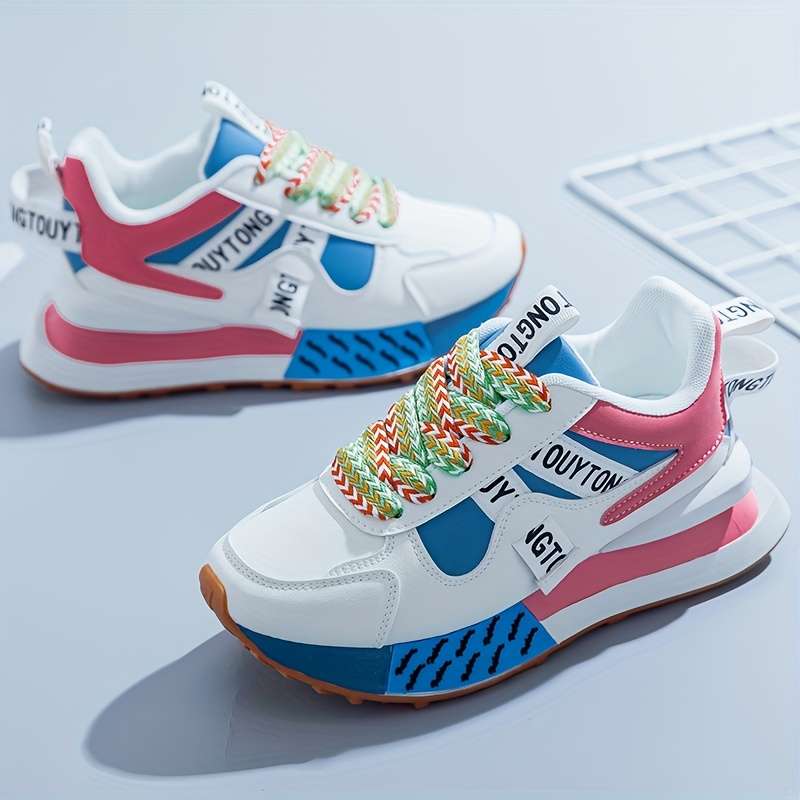 Women S Sneakers Color White Rose Red Sizeuk 3.5
