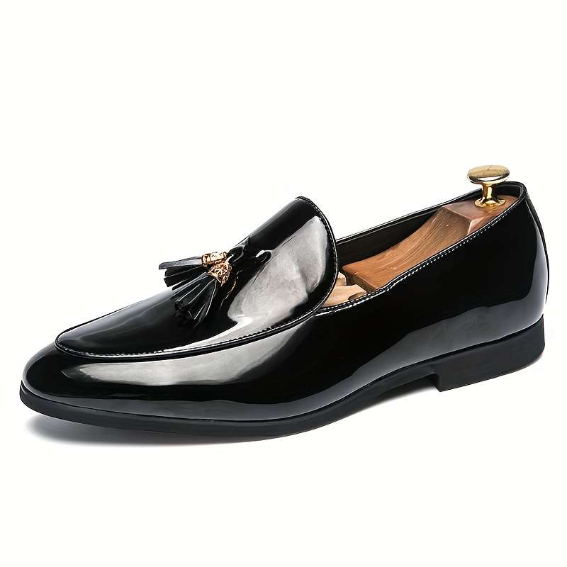 Mens Leather Shoes Color Black Sizeuk 7