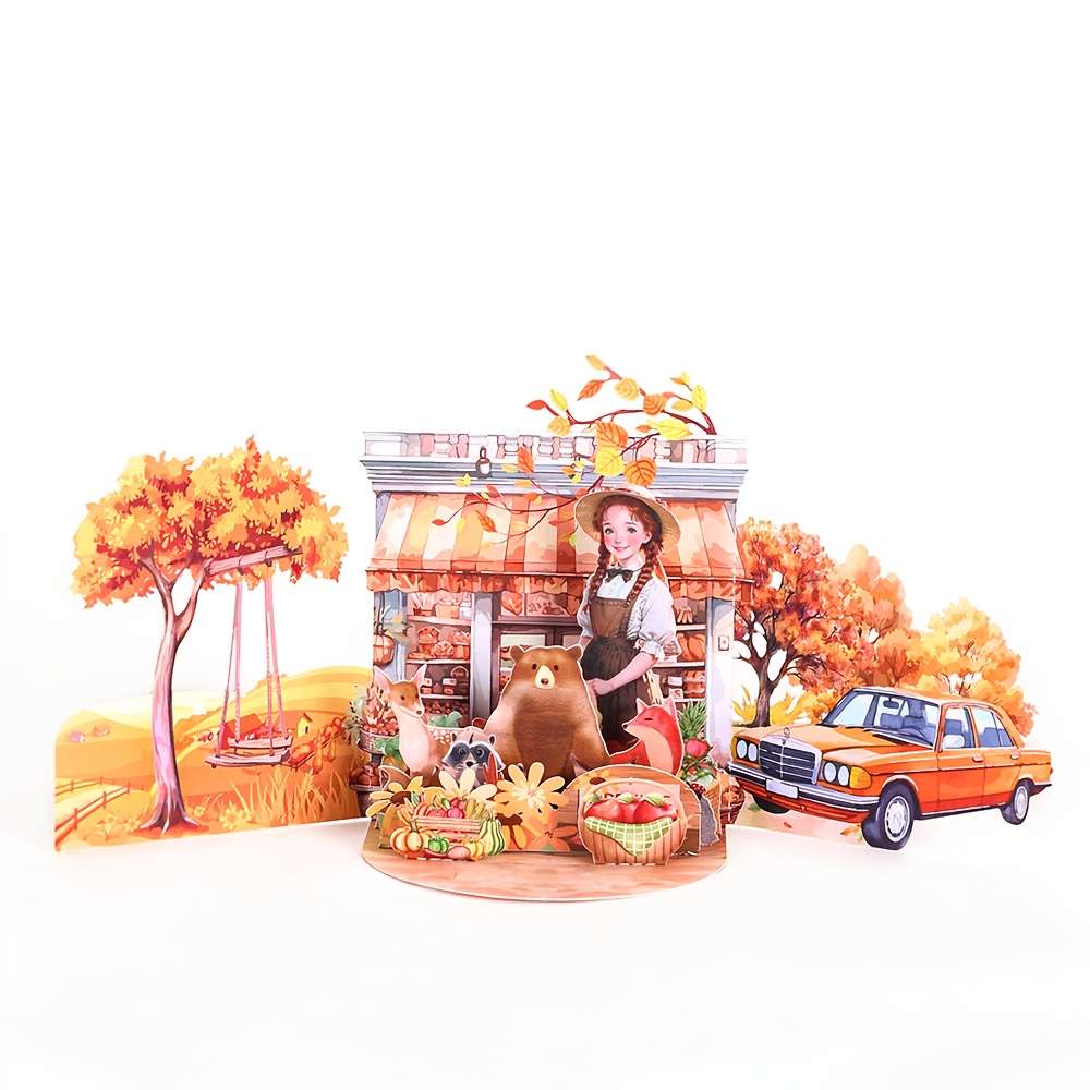 Greeting Cards Style 3D Gift Card