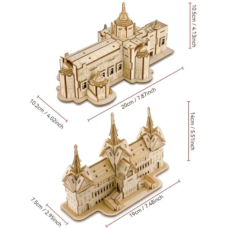 Building Toy Architectural Model Toy Set Style Thai Style Architecture A