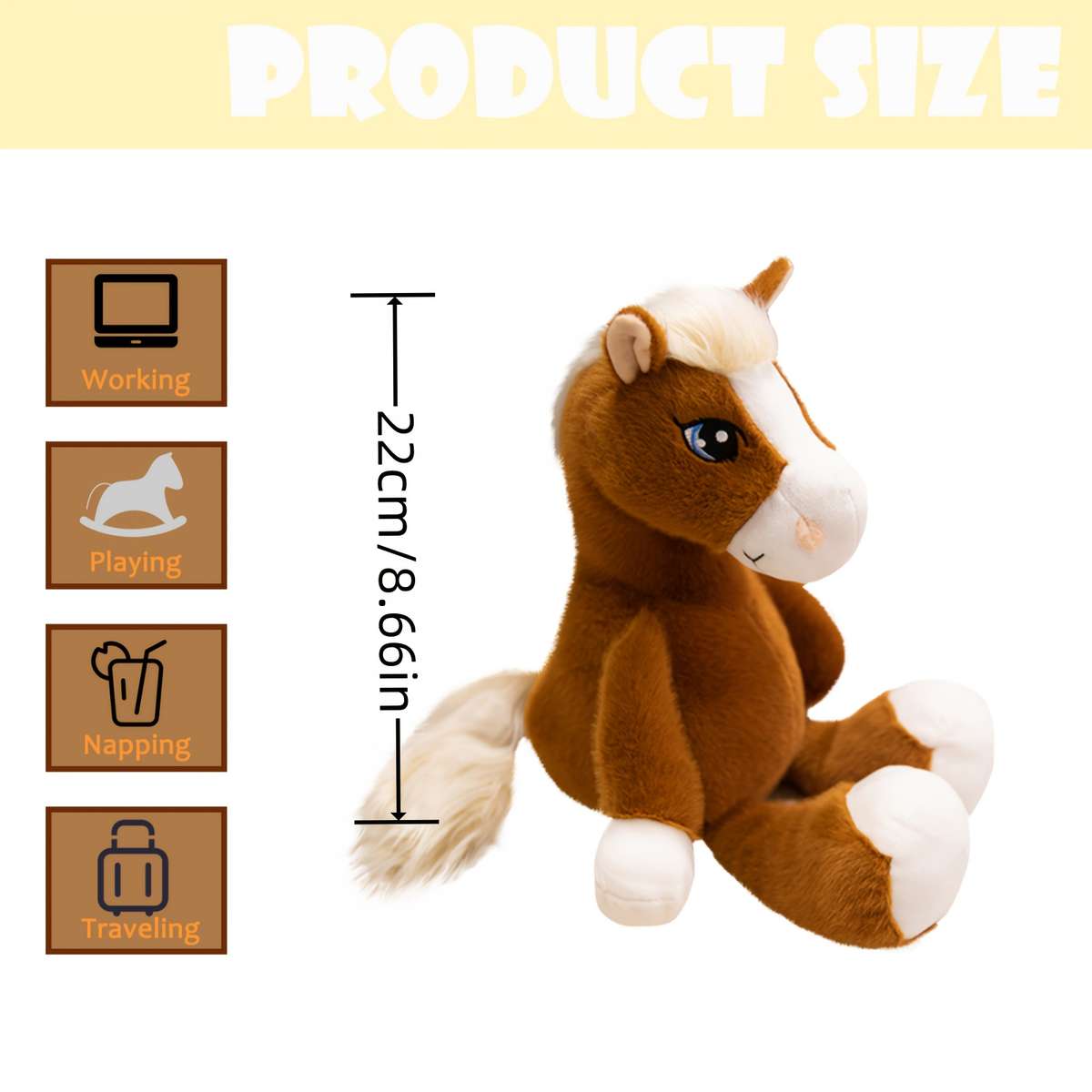Plush Toyss color Light Brown