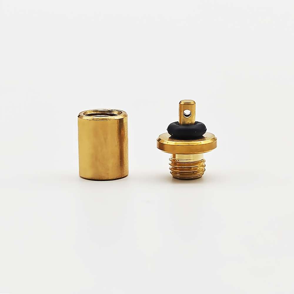 2pcs Set 2 Copper Gas Refill Adapters Easy To Use Valve Connectors Durable