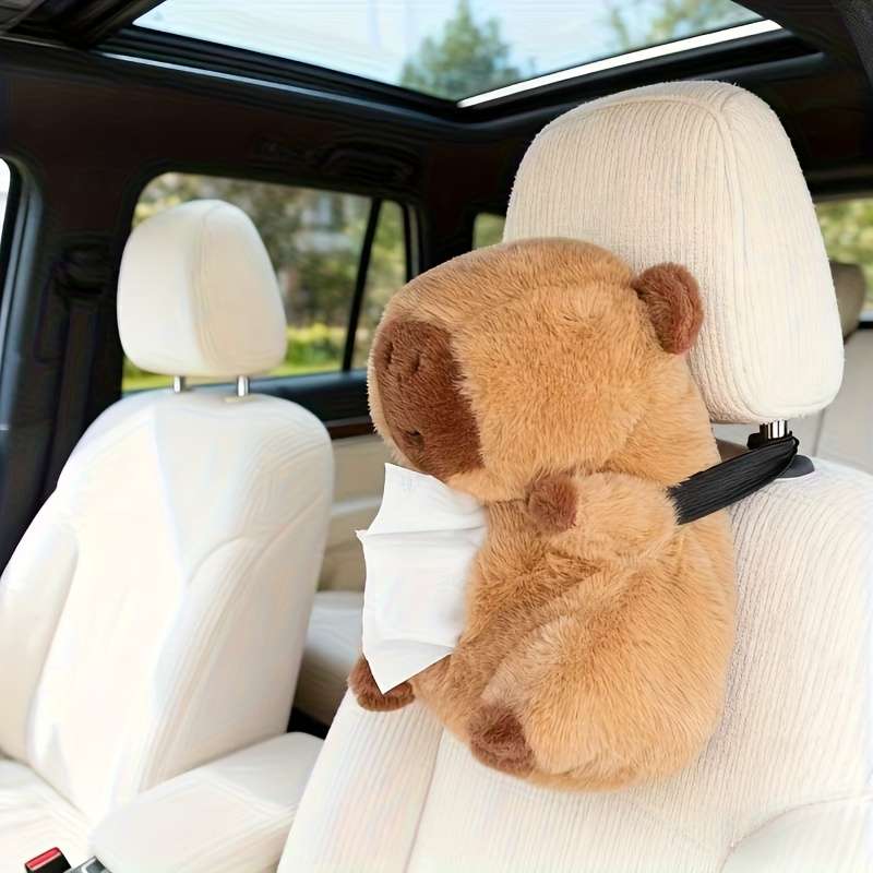 Car Tissue Box Color 1 Capybara Tissue Box