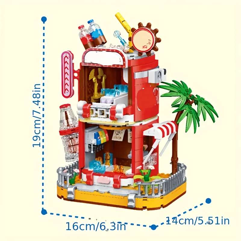 Building Toy Architectural Model Toy Set Model Model House Building Blocks