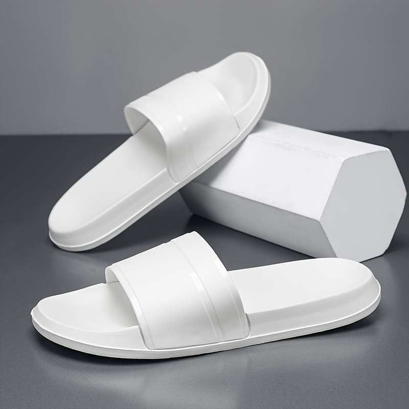 Men Slippers Summer Style White Size Uk 8.5 To 9