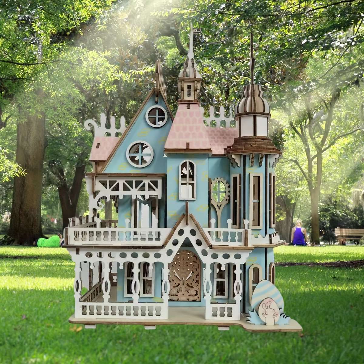 Building Toy Architectural Model Toy Set Style Dream Villa