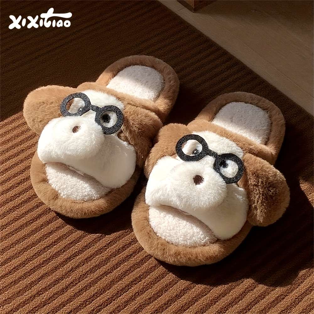 Cotton Slippers Color Light Brown1 Sizeuk 8.5-9