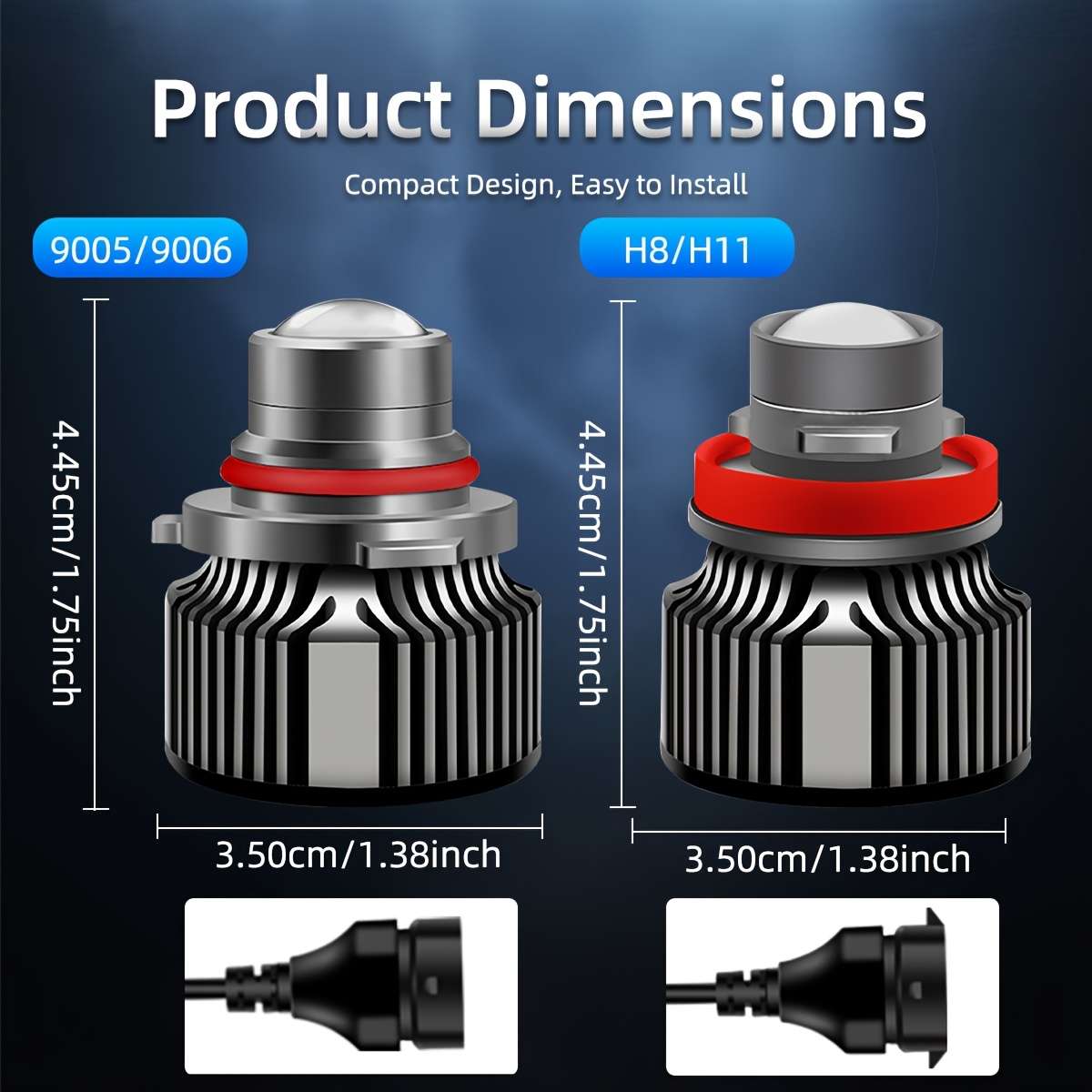 Car Lights Items 2Pcspair H11 White
