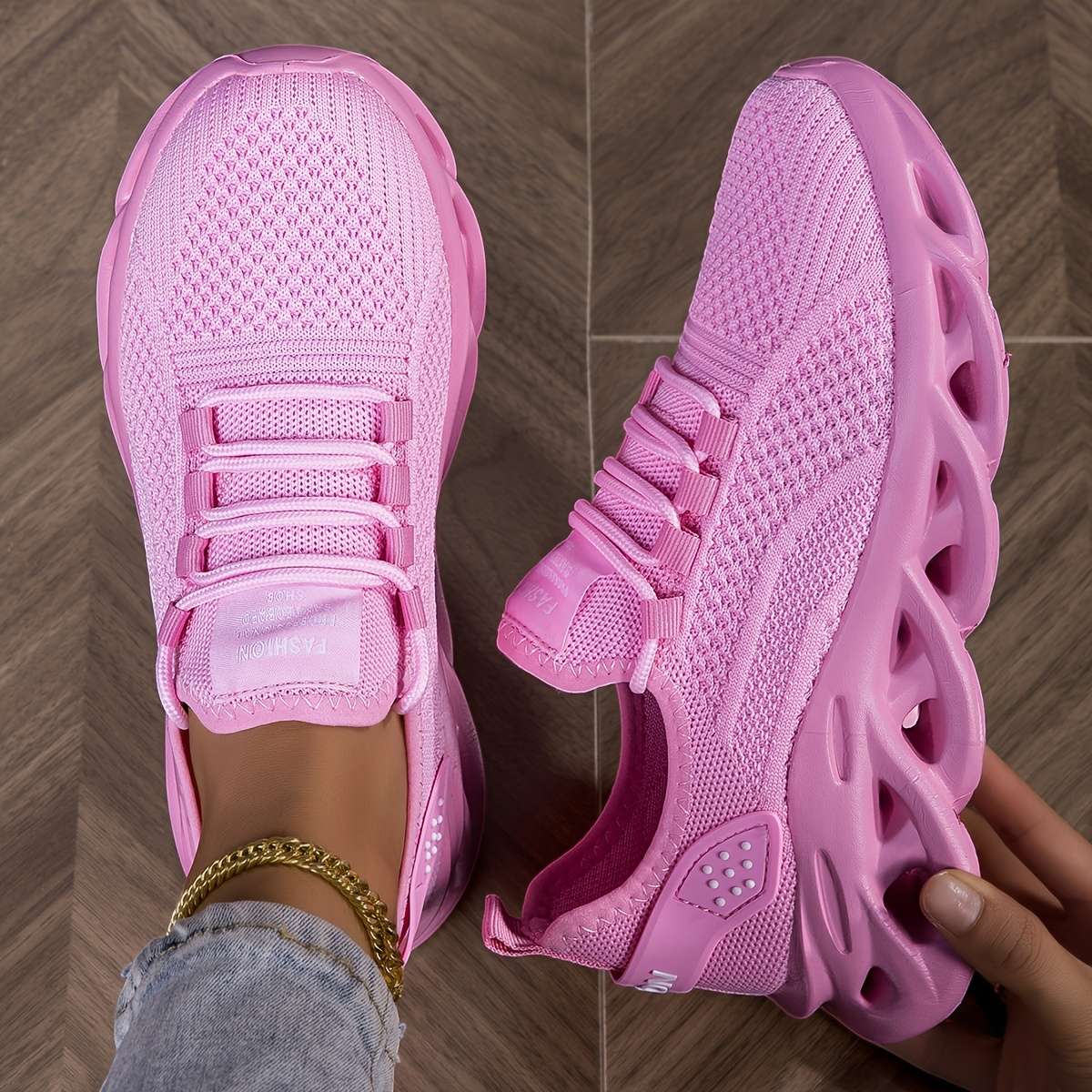 Sneakers Color Pink Sizeuk 8
