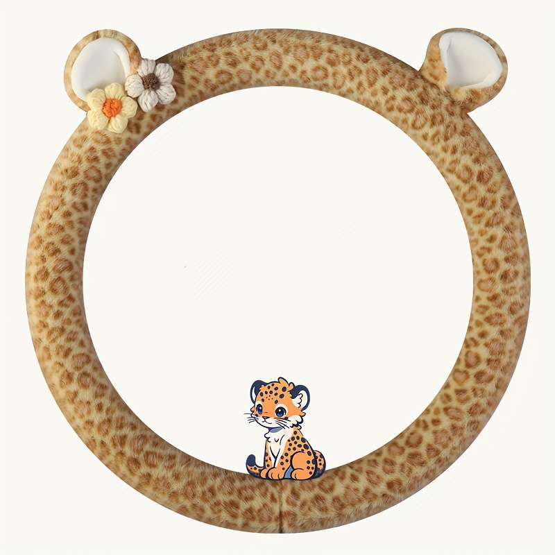 Car Steering Wheel Cover Blue Model Round