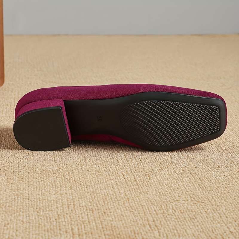 Women S High Heels Color Wine Red 3Cm Sizeuk 7