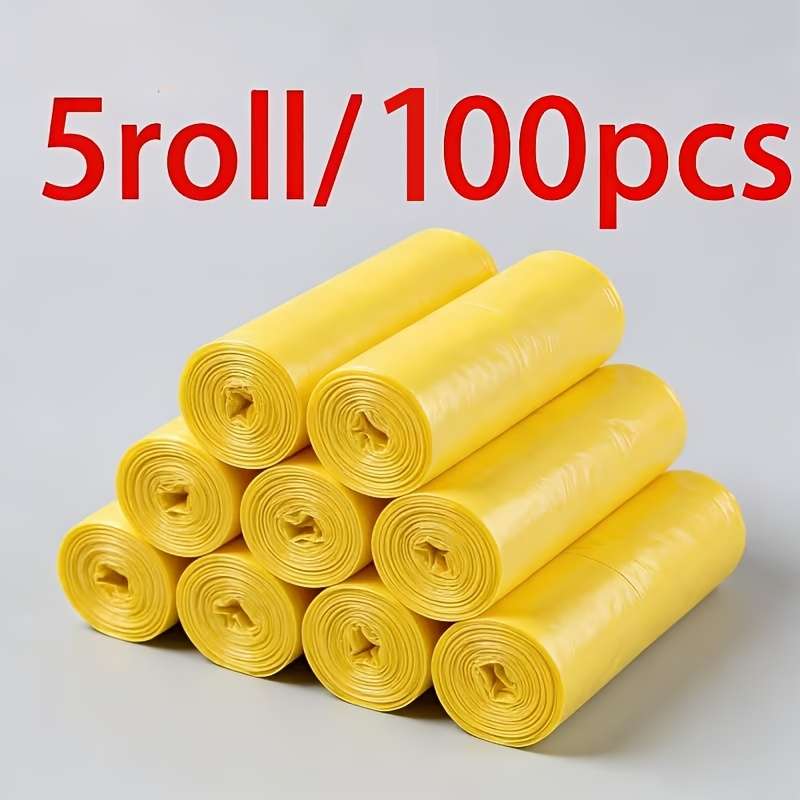 Trash Bag5 Rolls 100 Pcs