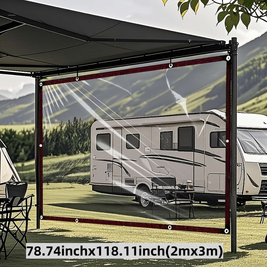 Transparent Rainproof Fabric Size 4*2M