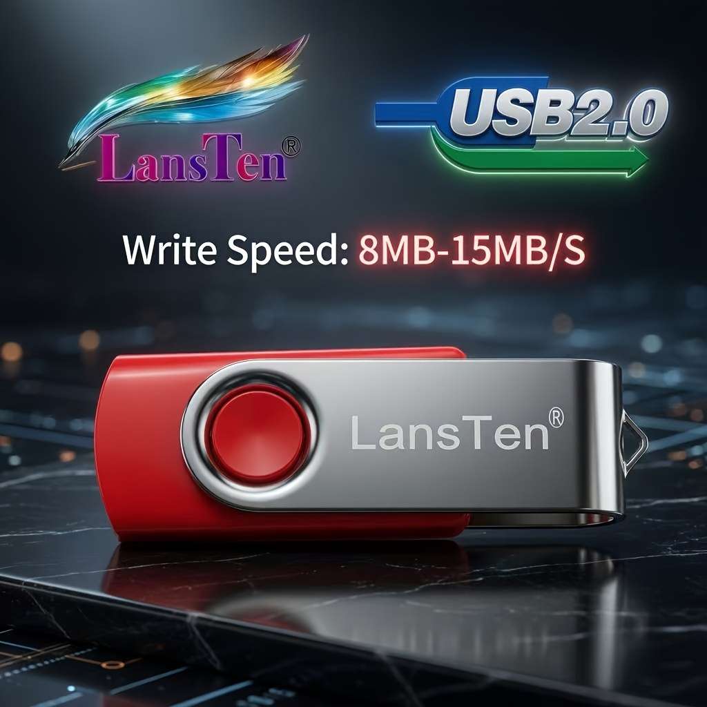 Usb Flash Drive Color Red Storage 2Gb